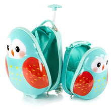Load image into Gallery viewer, Heys Travel Tots Owl Luggage & Backpack Set - Interior