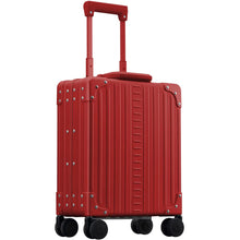 Load image into Gallery viewer, Aleon 16" Aluminum Vertical Underseat Carry On - Front Left Quarter Ruby