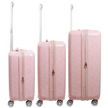 Load image into Gallery viewer, Hello Kitty Pose All Over 3 pc Spinner Luggage Set - Pink expansion zipper