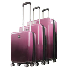 Load image into Gallery viewer, Ful Impulse Ombre 3pc Spinner Luggage Set - Profile view