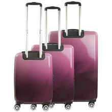 Load image into Gallery viewer, Ful Impulse Ombre 3pc Spinner Luggage Set - back