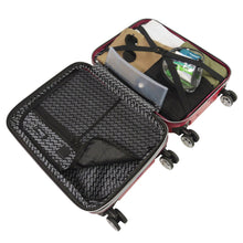Load image into Gallery viewer, Disney Minnie Mouse Travel Patch 3 pc Luggage Set - inside