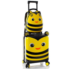 Load image into Gallery viewer, Heys Super Tots Bumble Bee Luggage & Backpack Set - Full Set Stacked