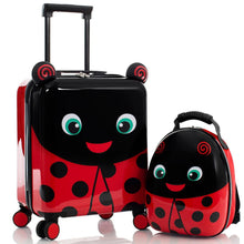 Load image into Gallery viewer, Heys Super Tots Lady Bug Luggage & Backpack Set - Frontside Full Set