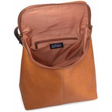 Load image into Gallery viewer, LeDonne Leather Accent Women's Backpack - Interior