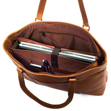 Load image into Gallery viewer, LeDonne Leather Women's Laptop Tote - Interior