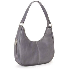 Load image into Gallery viewer, LeDonne Leather Classic Hobo Handbag - Frontside Gray