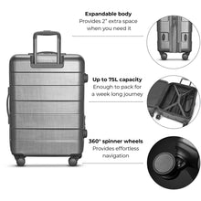 Load image into Gallery viewer, Solo New York Re-Serve Check In Spinner - case specs