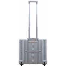 Load image into Gallery viewer, Aleon 17" Aluminum Pilot Case - Rearview Trolley Handle Extended