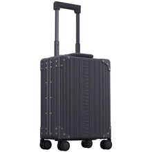 Load image into Gallery viewer, Aleon 20" Aluminum Vertical Business Carry On - Front Left Quarter Onyx