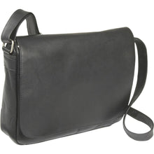 Load image into Gallery viewer, Ledonne Leather Full Flap Over Shoulder Bag