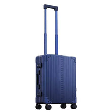 Load image into Gallery viewer, Aleon 21" Aluminum Intl Carry On - Front left Quarter Sapphire