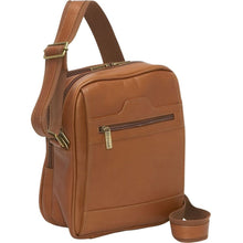 Load image into Gallery viewer, LeDonne Leather Mens Day Bag - Frontside Tan