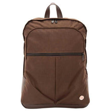 Load image into Gallery viewer, Manhattan Portage Waxed Nylon Woodhaven Backpack - Brown Front View