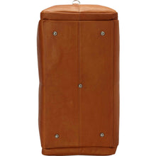 Load image into Gallery viewer, LeDonne Leather Oversized Laptop Briefcase - bottom stud feet