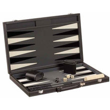 Load image into Gallery viewer, CHH Games 18" Black/White Backgammon Set - Lexington Luggage