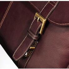 Load image into Gallery viewer, Samsonite Leather Business Cases Flapover Case Dbl Gusset - Lexington Luggage