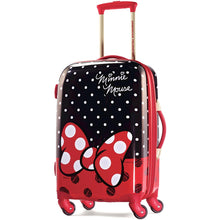 Load image into Gallery viewer, American Tourister Disney Minnie Mouse 21" Hardside Spinner - Frontside Minnie Mouse Bow
