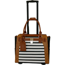 Load image into Gallery viewer, Cabrelli Fashion Executive Sally Stripe Rollerbrief - Lexington Luggage