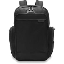 Load image into Gallery viewer, Briggs & Riley Baseline Traveler Backpack - black