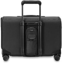 Load image into Gallery viewer, Briggs & Riley Baseline Wide Carry On Wheeled Garment Spinner - rear view