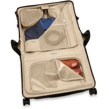 Load image into Gallery viewer, Briggs & Riley Baseline Wide Carry On Wheeled Garment Spinner - inside closed
