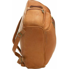 Load image into Gallery viewer, LeDonne Leather Laptop Backpack - bottom