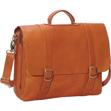 Load image into Gallery viewer, LeDonne Leather Classic Laptop Brief - tan