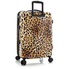 Load image into Gallery viewer, Heys Brown Leopard 26" Fashion Spinner - Rearview