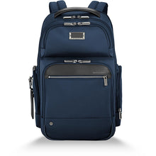 Load image into Gallery viewer, Briggs & Riley @Work Medium Cargo Backpack - navy