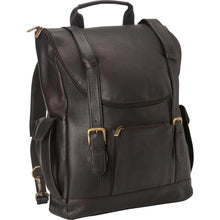 Load image into Gallery viewer, LeDonne Leather Classic Laptop Backpack - cafe