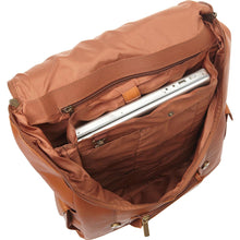 Load image into Gallery viewer, LeDonne Leather Classic Laptop Backpack - laptop pocket