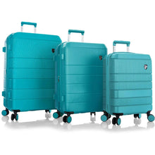 Load image into Gallery viewer, Heys NEO 3 Piece Expandable Spinner Set - Frontside 3 Piece Teal