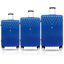 Load image into Gallery viewer, Tucci Bordo TO323 ABS 3pc Luggage Set - blue