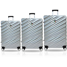 Load image into Gallery viewer, Tucci Storto TO324 ABS 3pc Luggage Set - silver