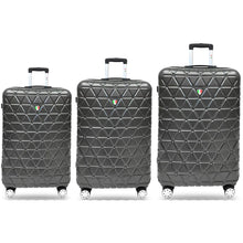 Load image into Gallery viewer, Tucci Tessere TO325 ABS 3pc Luggage Set - grey