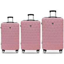 Load image into Gallery viewer, Tucci Tessere TO325 ABS 3pc Luggage Set - pink