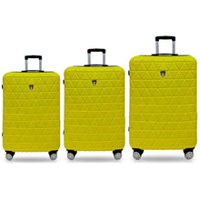 Load image into Gallery viewer, Tucci Tessere TO325 ABS 3pc Luggage Set - yellow