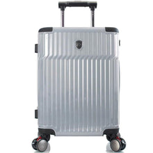 Load image into Gallery viewer, Heys TEKNO 21" Carry On Spinner - Frontside Silver