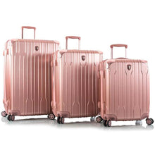 Load image into Gallery viewer, Heys XTRAK 3 Piece Expandable Spinner Set - Frontside Rose Gold