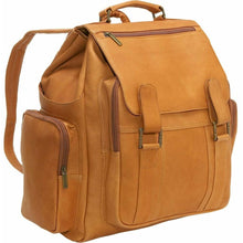 Load image into Gallery viewer, LeDonne Leather Large Traveler Backpack - tan