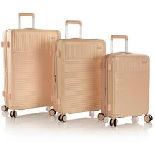 Load image into Gallery viewer, Heys Pastel 3 Piece Expandable Spinner Set -  Frontside Nude
