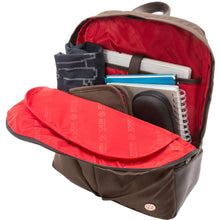 Load image into Gallery viewer, Manhattan Portage Waxed Nylon Woodhaven Backpack - Interior Packed