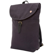 Load image into Gallery viewer, Manhattan Portage Waxed Nylon Bergen Backpack - Navy Frontside