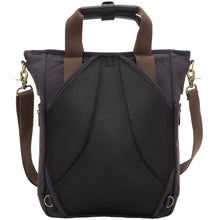 Load image into Gallery viewer, Manhattan Portage Waxed Nylon Fordham Convertible Bag - Rearview