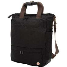 Load image into Gallery viewer, Manhattan Portage Waxed Nylon Fordham Convertible Bag - Black Frontside