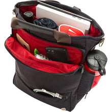 Load image into Gallery viewer, Manhattan Portage Waxed Nylon Fordham Convertible Bag - Interior Packed
