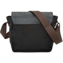 Load image into Gallery viewer, Manhattan Portage Waxed Nylon Rockefeller Shoulder Bag (XS) - Black Frontside