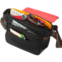 Load image into Gallery viewer, Manhattan Portage Waxed Nylon Rockefeller Shoulder Bag (XS) - Interior Packed