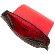 Load image into Gallery viewer, Manhattan Portage Waxed Nylon Sheridan Shoulder Bag (L) w/Back Zipper - Interior Empty